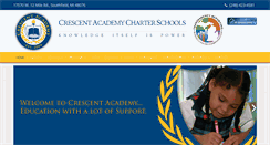 Desktop Screenshot of crescentacademycharterschool.com